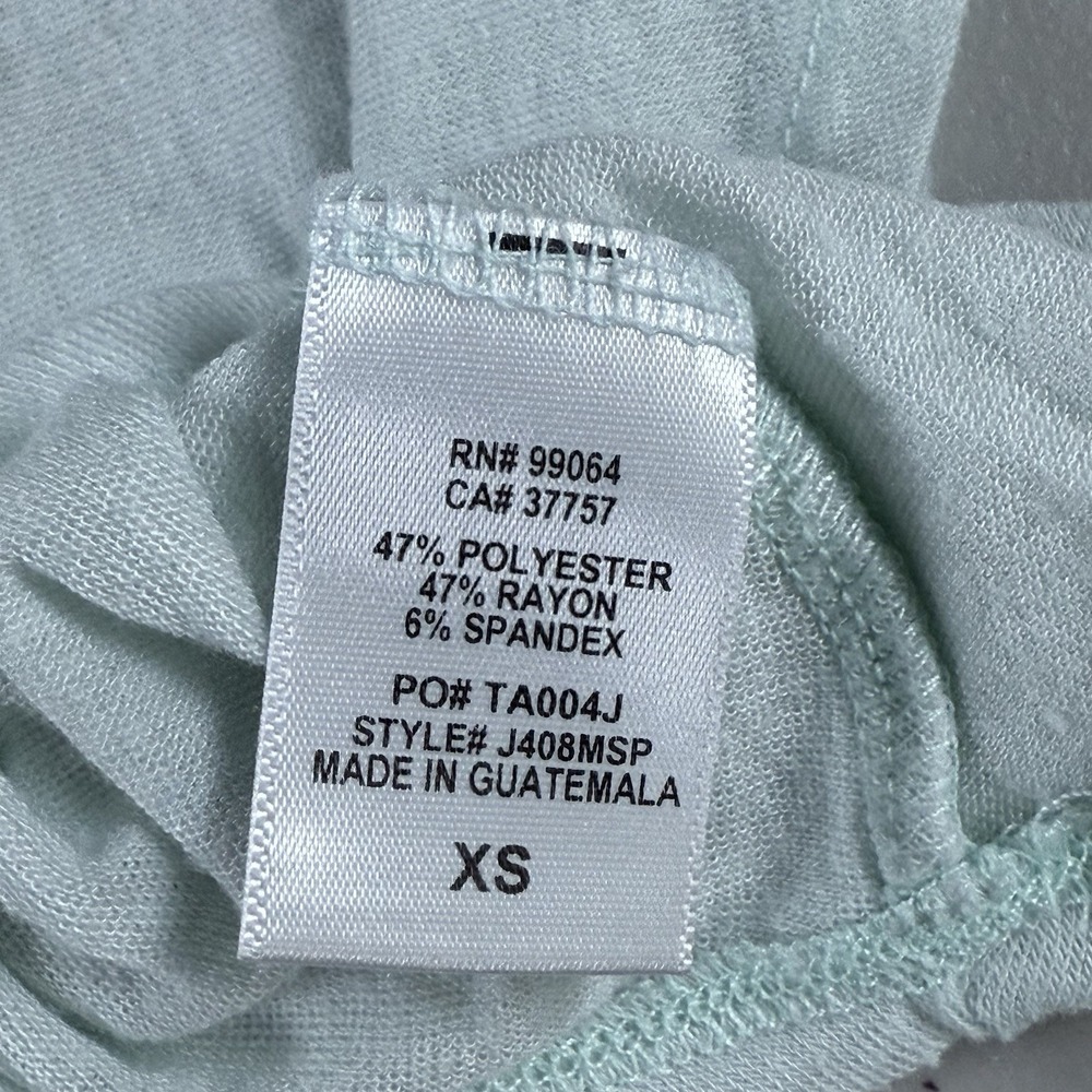 Billabong Rayz Up Tank Top Womens XS Mint Green Palm Beach Smile Loungewear - Picture 6 of 9